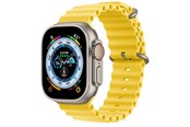 Smartklokke, Smartwatch & Sportsklokke - Apple Watch Ultra GPS + Cellular 49mm Titanium Case with Yellow Ocean Band - MNHG3DH/A