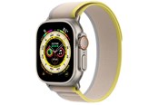 Smartklokke, Smartwatch & Sportsklokke - Apple Watch Ultra GPS + Cellular 49mm Titanium Case with Yellow/Beige Trail Loop - M/L - MQFU3DH/A