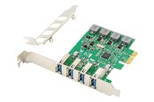 Kontroller - DIGITUS PCI-E 4-port USB 3.0 controller card - DS-30226