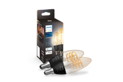 Smarthus - Philips Hue White Ambiance E14 Filament Candle 2-Pack - 929003145202