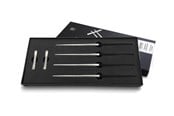 Servering & Servise - Gense Chopsticks Focus de Luxe 23 cm 6 pieces Black/Matte - 20489