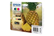 Printertilbehør blekk/toner - Epson 604XL Multipack - 4-pack - XL - black yellow cyan magenta - original - ink cartridge - Blekkpatron Blå - C13T10H94010