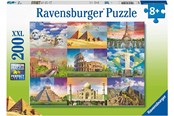 Puslespill - Ravensburger Monuments Of The World 200pcs - 10113290