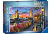 Puslespill - Ravensburger Tower Bridge At Sunset 1000pcs - 10215033