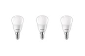 LED-lyspære - Philips LED-lyspære P45 4.9W/827 (40W) 3-pack E14 - 929003546593