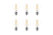 LED-lyspære - Philips LED-lyspære Classic 7W/827 (60W) Clear 6-pack E27 - 929001815096