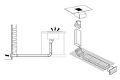 Ventilation - THERMEX Udblæsningskit 3 under gulv til Typhoon/Tornado - 535.21.1260.9