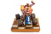 Reklameartikler - First 4 Figures - Crash Team Racing Nitro-Fueled Resin Painted Statue: Crash in Kart (Standard Edition) - Figur - 5060316625163