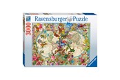 Puslespill - Ravensburger Flora & Fauna World Map 3000pcs - 171170