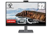 Skjerm - 32" Lenovo L32P-30 W. Webcam - 3840x2160 - IPS - 75W UBS-C - 66DFUAC1EU