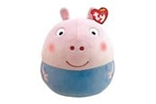 Dukker, Bamser & Utstyr - Ty  SquishaBoo George Pig 25 cm - 0008421393169