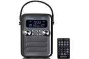 DAB, nettverks- og klokkeradio - Lenco PDR-051 DAB Radio - DAB/DAB+/FM - Stereo - PDR-051BKSI