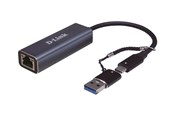 Nettverksadapter - D-Link DUB-2315 - network adapter - USB-C / Thunderbolt 3 - 2.5GBase-T x 1 - DUB-2315