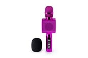 Mikrofon - BigBen Interactive Party Karaoke Microphone with LED + Bluetooth - Pink - PARTYBTMIC2PK