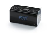 DAB, nettverks- og klokkeradio - BigBen Interactive Thomson Radio Clock with Dab+ (Black) - DAB/DAB+/FM - Svart - CR50DAB