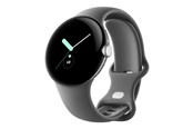 Smartklokke, Smartwatch & Sportsklokke - Google Pixel Watch LTE - Polished Silver with Charcoal Band - GA04303-DE