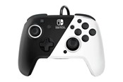 Spill - Tilbehør - PDP Nintendo Switch Faceoff Deluxe Controller + Audio Wired - Black & White - Accessories for game console - Nintendo Switch - 0708056068769