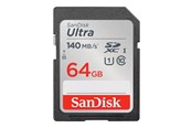 Minnekort - SanDisk Ultra SD - 140MB/s - 64GB - SDSDUNB-064G-GN6IN