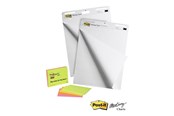 Blokker & Notisbøker - 3M Post-it Super Sticky - easel pad - 635 x 762 mm - 30 sheets (pack of 2) - 7000080909