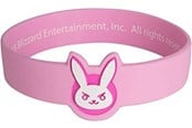 Reklameartikler - Jinx - Overwatch - D.Va Rubber Band Bracelet (Pink) - Armbånd - 0889343089763