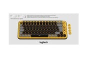 Tastatur - Logitech POP Keys - keyboard - QWERTZ - Swiss - blast - Tastatur - Sveitsisk - Gul - 920-010820