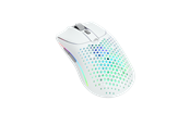 Mus - Glorious Model O Wireless 2 - Matte White - Gaming mus - Optisk - 6 - Svart med RGB-lys - GLO-MS-OWV2-MW