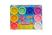 Byggesett - Hasbro Play-Doh 8-pakning med regnbuefarget giftfri modellérmasse med 8 farger - E5062ES0