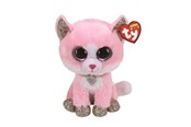 Dukker, Bamser & Utstyr - Ty Beanie Boos - Fiona Pink Cat 15cm - 0008421363667