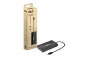 Dokkingstasjon - Club 3D - docking station - USB-C 3.2 Gen 2 - 2 x DP - GigE - CSV-1598