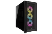 Kabinett - Corsair iCUE 5000D RGB Airflow TG - Black - Kabinett - Miditower - Svart - CC-9011242-WW