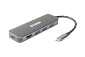 Dokkingstasjon - D-Link DUB-2333 - docking station - USB-C / Thunderbolt 3 - HDMI - DUB-2333