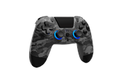 Spill - Tilbehør - Gioteck PS4 VX-4+ WIRELESS PREMIUM RGB BT CONTROLLER DARK CAMO - Wireless game controller - Sony PlayStation 4 - VX4PS4-63-MU