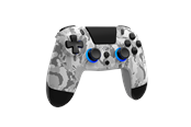 Spill - Tilbehør - Gioteck PS4 VX-4+ WIRELESS PREMIUM RGB BT CONTROLL - Wireless game controller - Nintendo Switch - VX4PS4-65-MU