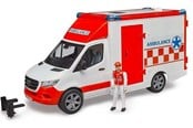 Leketøysbil - Bruder MB Sprinter Ambulance with driver - BR-02676