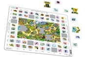 Puslespill - Larsen Puzzles Learning English at the Zoo (Maxi) - LA-EN5EN