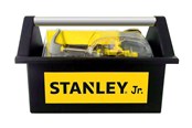 Kreative leker - Stanley Jr Open Toolbox + 5 pc Toolset Hammer Screwdriver Philips Screwdriver Flat Square Safety Goggle Open Toolbox - TBS005-06-SY