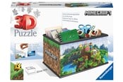 Puslespill - Ravensburger Aufbewahrungsbox Minecraft108p 3D Puslespill - 10311286