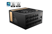 Strømforsyning (PSU) - MSI MEG Ai1300P PCIE5 Strømforsyning (PSU) - 1300 Watt - 120 mm - ATX - 80 Plus Platinum sertifisert - MEG AI1300P PCIE5