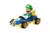 Leketøysbil - Hot Wheels Mario Kart Luigi Mach 8 Vehicle - GBG27