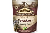 Hund - Carnilove Pouch Pate Venison with Strawberry Leave - CH260030