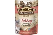 Katt - Carnilove cat pouch rich in Turkey enriched w/Valerian 85g - CK2000085