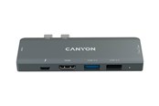 Dokkingstasjon - Canyon DS-5 - docking station - USB-C - 7-slot - HDMI - CNS-TDS05B