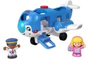 Lekesett - Fisher Price Little People Travel Together Airplane (DK/SE/FI/NO/EN) - 0887961961492