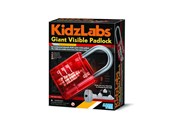 Lek & Lær - 4M KIDZLABS / GIANT VISIBLE PADLOCK - 4M-03445