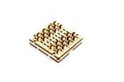 Modellsett - Mobimods WoodenCity Travel Game Checkers - 5906874128435