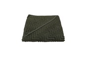 Babyleker - Filibabba Bath towel with hood GOTS - Zigzag dark green - FI-ZG038