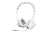 Hodetelefoner - Logitech H390 USB Computer Headset - White - 981-001286