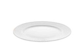 Servering & Servise - Pillivuyt Plissé Plate flat Dia 22 cm White/Matt gold - 27780