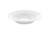 Servering & Servise - Pillivuyt Plissé Plate deep Dia 22 cm White/Matte gold - 27778