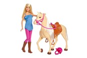 Dukker, Bamser & Utstyr - Barbie Doll & Horse Playset - FXH13